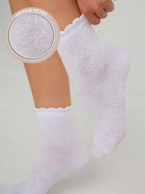 Носки детские С524 белый р.14-16